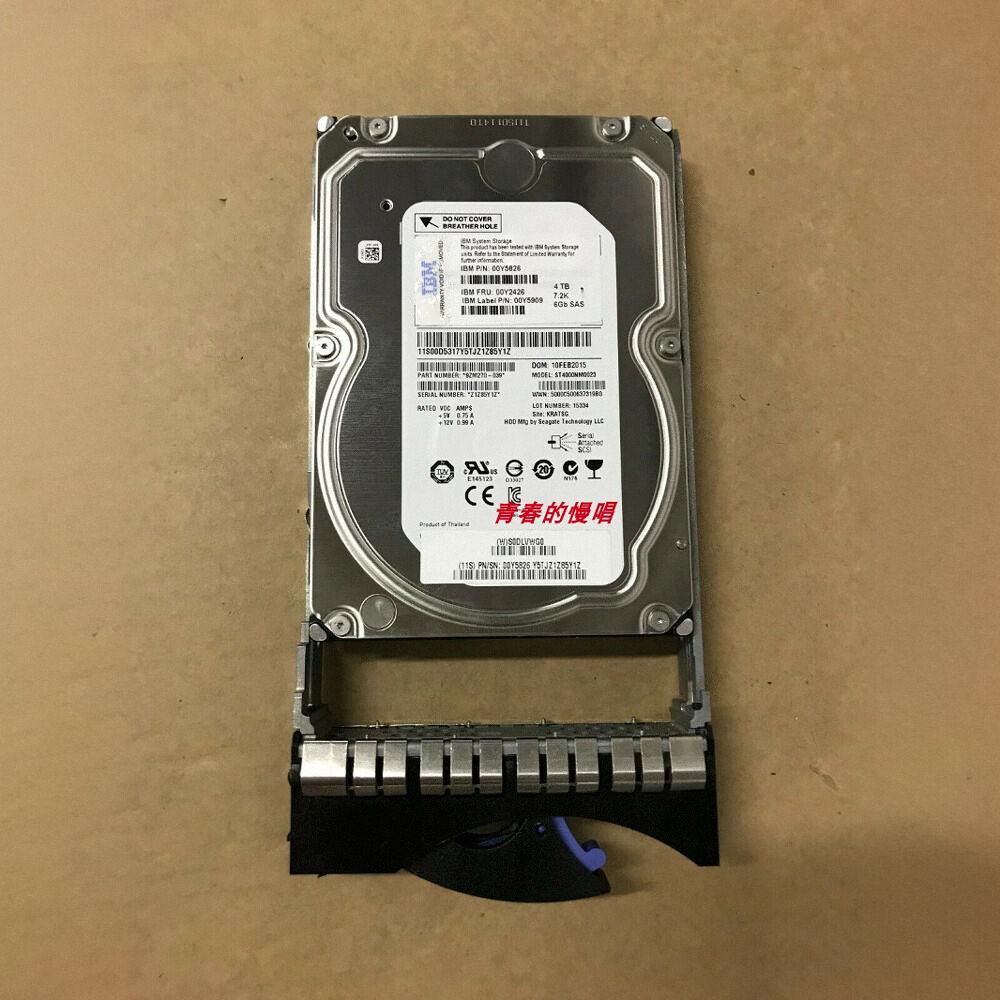 IBM 00Y2475 00Y2426 4TB 4T 7.2K SAS 3.5 V3500 V3700存储硬盘 电脑硬件/显示器/电脑周边 机械硬盘 原图主图