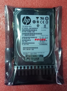 H MM1000EBKAF ST91000640NS 614828-003 1T SATA 7.2K 2.5 硬盘