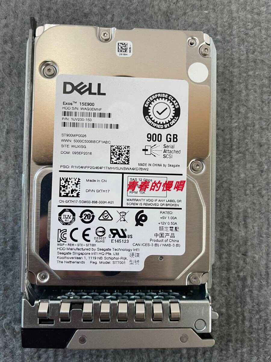 DELL 900G SAS 12GB 15K 2.5 R440 R450 R640 R740 R750 R940硬盘