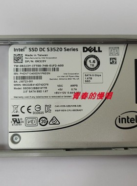 DELL 0R3J3Y R3J3Y SSDSC2BB016T7R 1.6T SATA 2.5寸 SSD固态硬盘