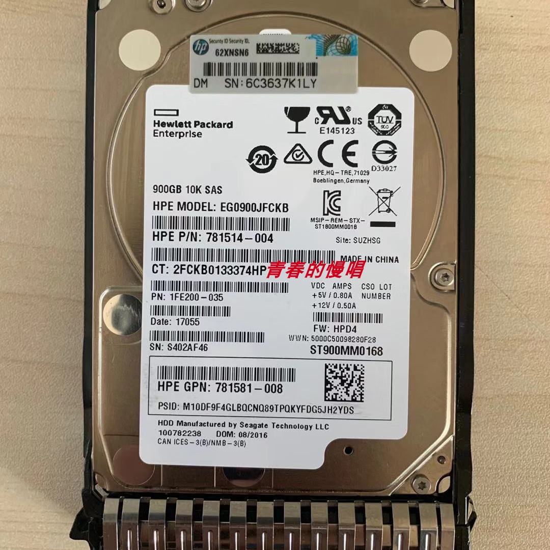 H 785411 EG0900JFCKB ST900MM0168 781514-004 781581-008 硬盘