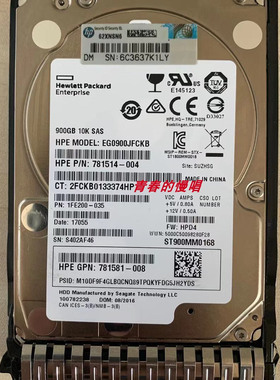 H 785411 EG0900JFCKB ST900MM0168 781514-004 781581-008 硬盘