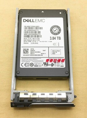 DELL R330 R430 R530 R630 R730 R930 3.84T 3.84TB SAS SSD硬盘