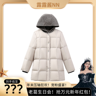 【老葛生日宠粉日】「柔冬成筏」韩系简约设计款鹅绒羽绒服 710