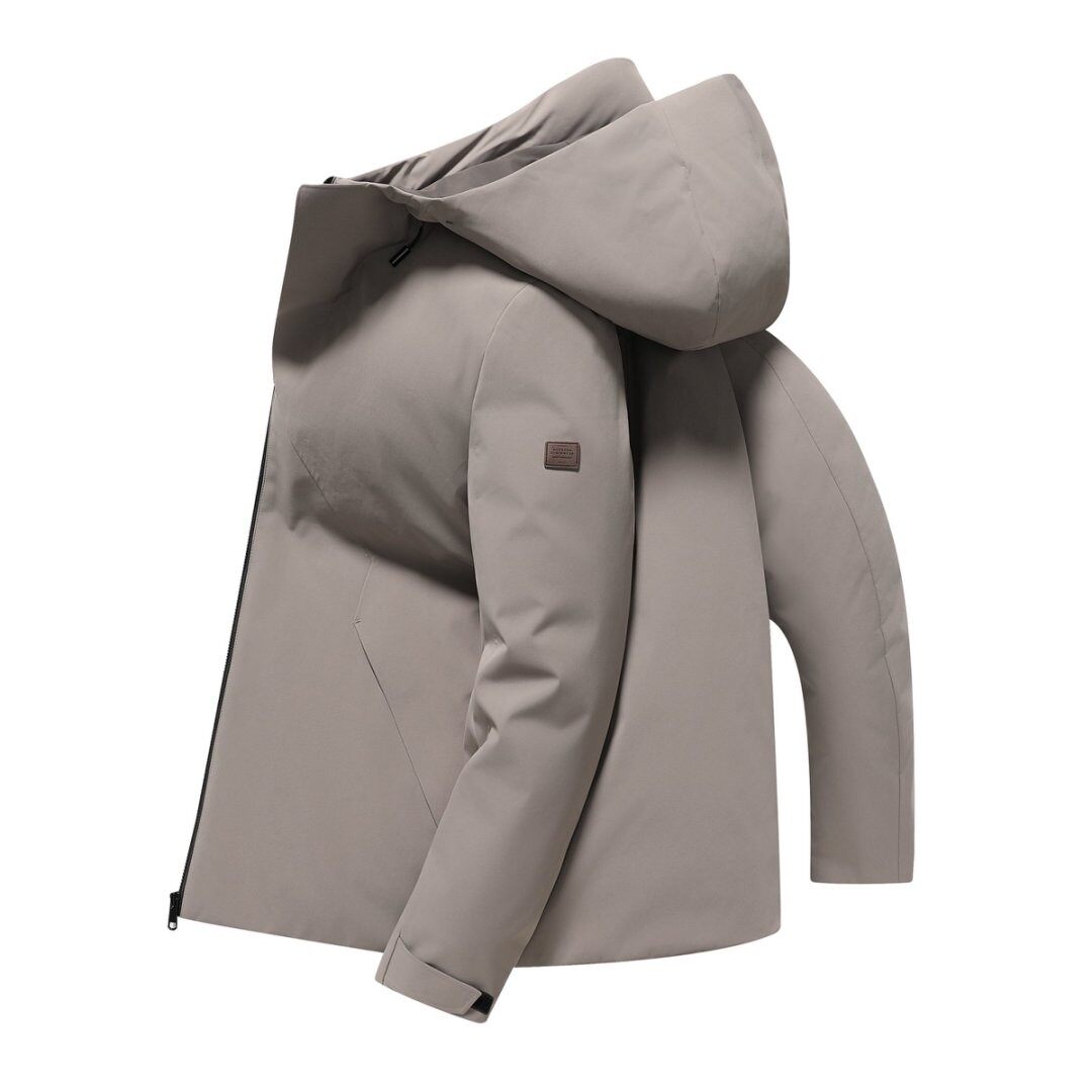 露露酱NN~「男士豪宅」男士羽绒服90鸭绒高级简约压胶外套 8279