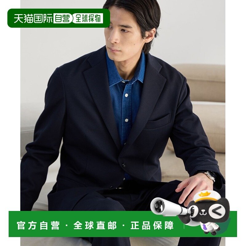 1h可退 日本直邮GLOBAL WORK 女装 弹力蜂窝针织单西 春季休闲西,男装,夹克,淘宝优惠券,粉丝福利购,淘宝优惠卷