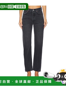 香港直邮AGOLDE 女士 90's Pinch 束腰高腰直筒裤 A154C1157