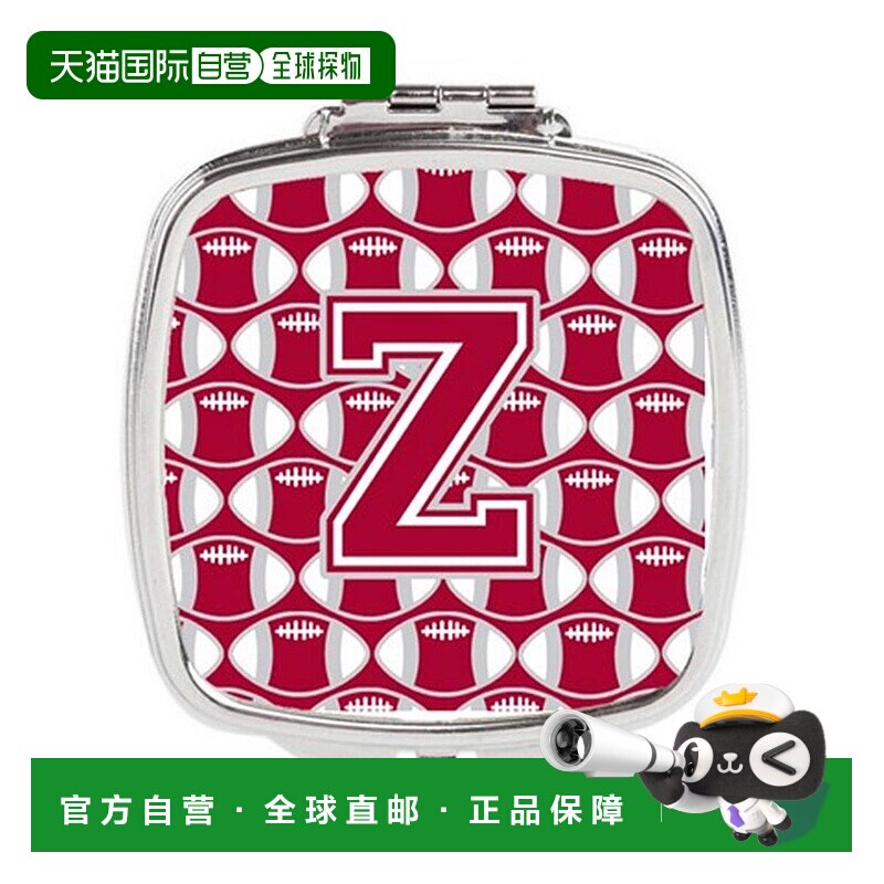 自营 Carolines Treasures CJ1065-ZSCM 字母 Z 足球深红色,