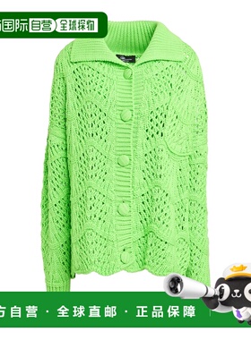 1h可退 香港直邮Blumarine 蓝色情人 女士 针织开衫 green绿色 舒