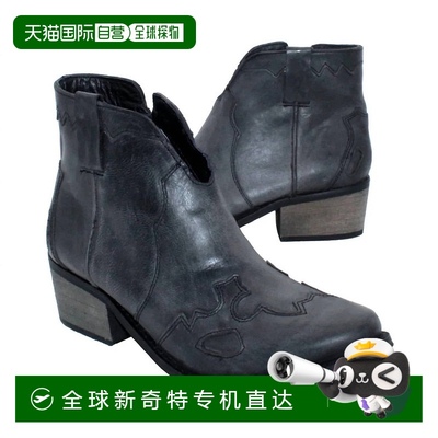 自营 volatile女式Drexel真皮靴，黑色 美国奥莱直发新款