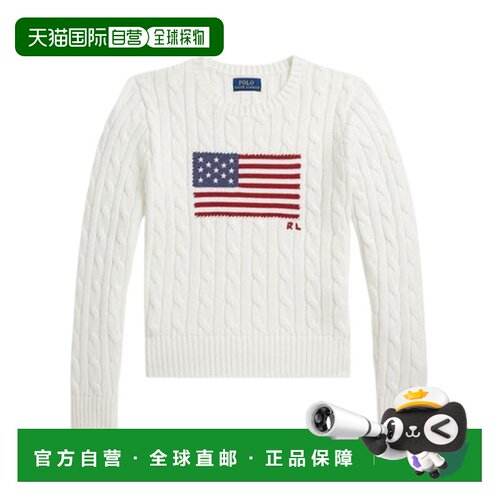 香港直邮RALPH LAUREN 女童针织衫 313A11269001 SS2026 白色