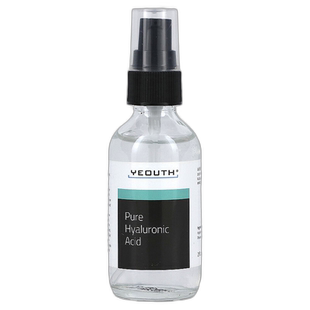 香港直邮Yeouth，纯透明质酸，2 液量盎司（60 毫升）玻尿酸面部