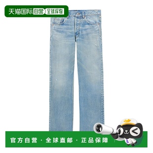 牛仔裤 香港直邮Saint 直筒裤 腰带环牛仔长裤 795478Y35AQ Laurent