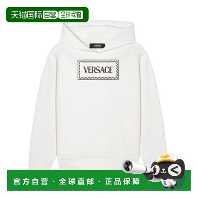 香港直邮Versace 90s Vintage Logo Kids连帽衫 10025871A11692