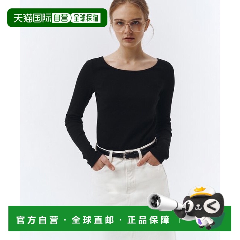 韩国直邮Dunst2023秋冬新品中性风经典女款上衣UDTS3A201BK