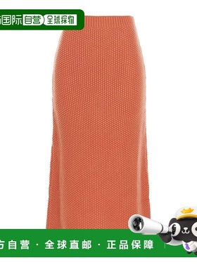 香港直邮CHLOÉ 女士半身裙 C22AMJ02550871 AW2022 橙色 Knit lon