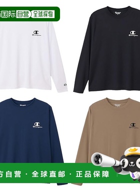 日本直邮Champion 男士长袖T恤长袖上衣健身训练服C3CS411