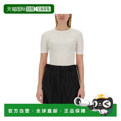 1h可退 欧洲直邮Y-3 女士T恤IV7749OFFWHITE针织衫