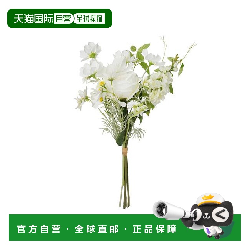 1h可退 日本直邮Francfranc 花束 玫瑰波斯菊混合 白色