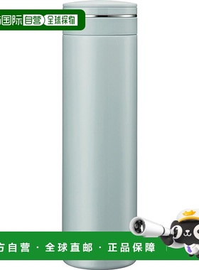 【日本直邮】The peacock孔雀 Screw Mug不锈钢水壶 灰 0.5L AMN-