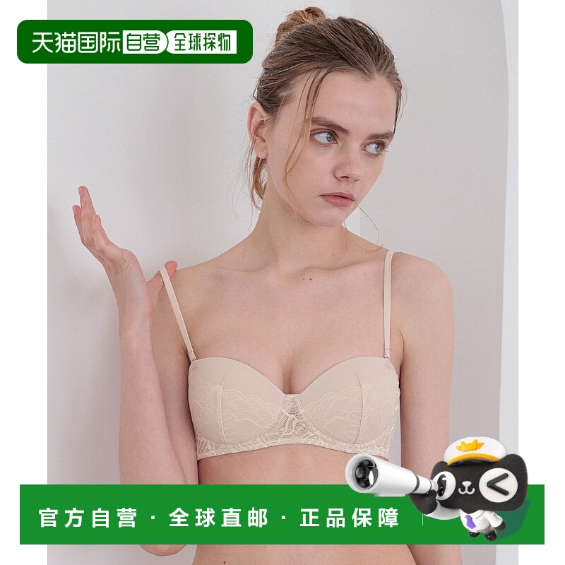 1h可退 日本直邮bijorie 女装 无钢圈聚拢文胸 透视蕾丝系列 可拆