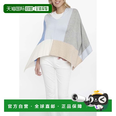 自营incashmereCotton Cashmere Blend Color Blocked Topper - s