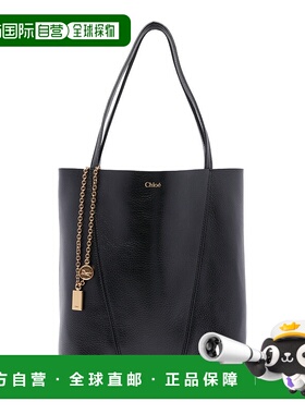 香港直邮CHLOÉ 女士手提包 C25SS811N84001 AW2025 黑色 E Spin T