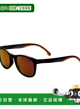 自营 Carrera男式52毫米蓝色太阳镜-透明蓝色 美国奥莱直发卡雷拉