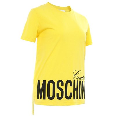 MOSCHINO 女黄色女士T恤 EA0703-0540-1027