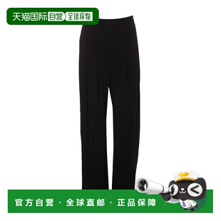 1032357624Z99黑色阔腿裤 SS2024 女士休闲裤 香港直邮PINKO