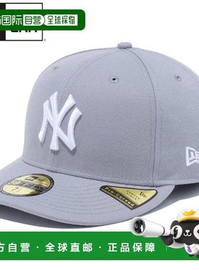 日本直邮New Era Cap Fitted PC 59FIFTY 纽约洋基队灰色 x 白雪