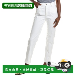白色 自营eileen 牛仔裤 费舍尔修身 美国奥莱直发 fisher艾琳