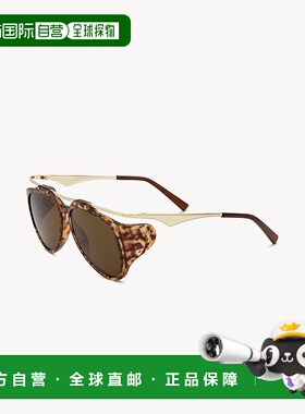 自营欧洲直邮YSL圣罗兰 AMELIA系列SL M137女士哈瓦那色/金色/棕