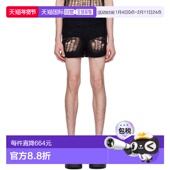 香港直邮潮奢 黑色开衩短裤 rick 瑞克 1h可退 男士 owens 欧文斯