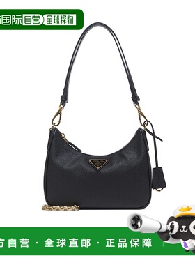 香港直邮PRADA 女士单肩包 1BC204QOMNZVF0632 手提包黑色 AW2025