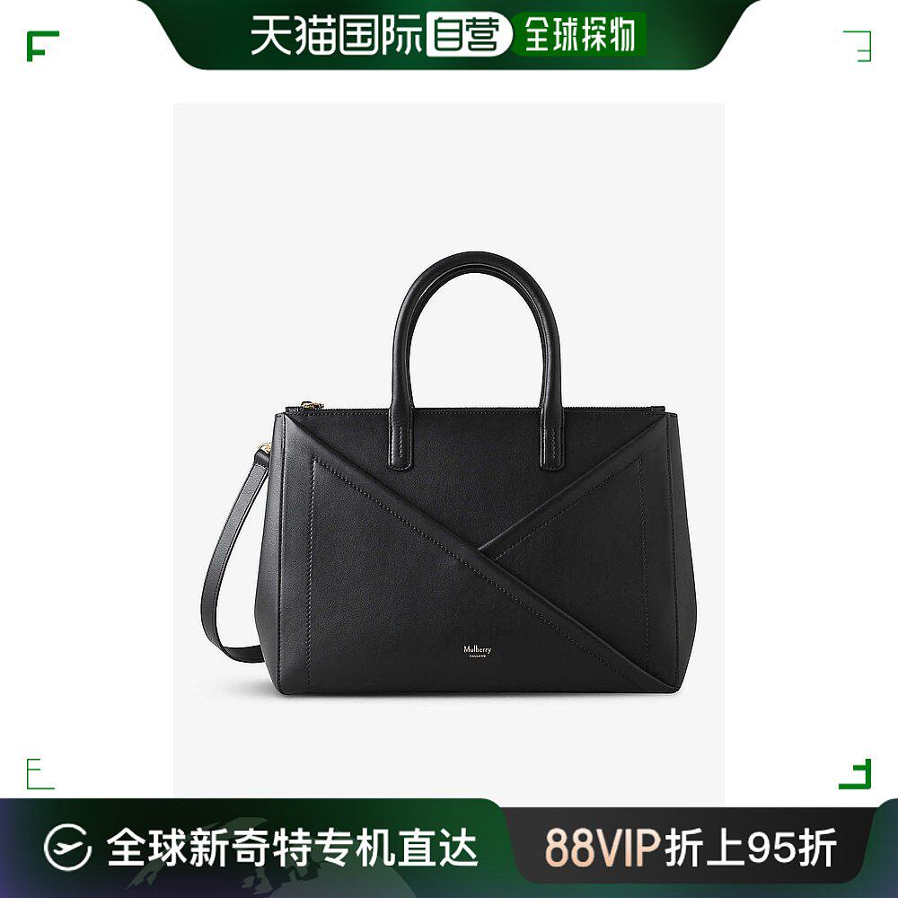 香港直邮潮奢 mulberry 迈宝瑞 女士 m 拉链皮革单肩包