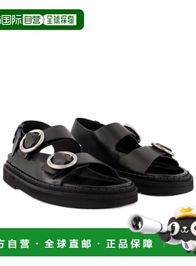 1h可退 香港直邮奢淘 Ami Paris 搭扣凉鞋 男 USV303AL0097