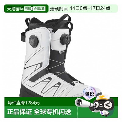 日本直邮Salomon LAUNCH BOA SJ BOA 男士滑雪板靴 L47537900 黑