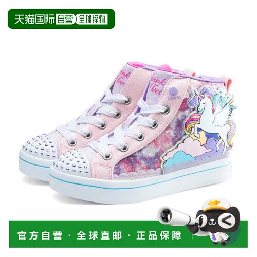自营Youth Skechers Twi-Lights .-Enchanted Unicorn 314399L.PK