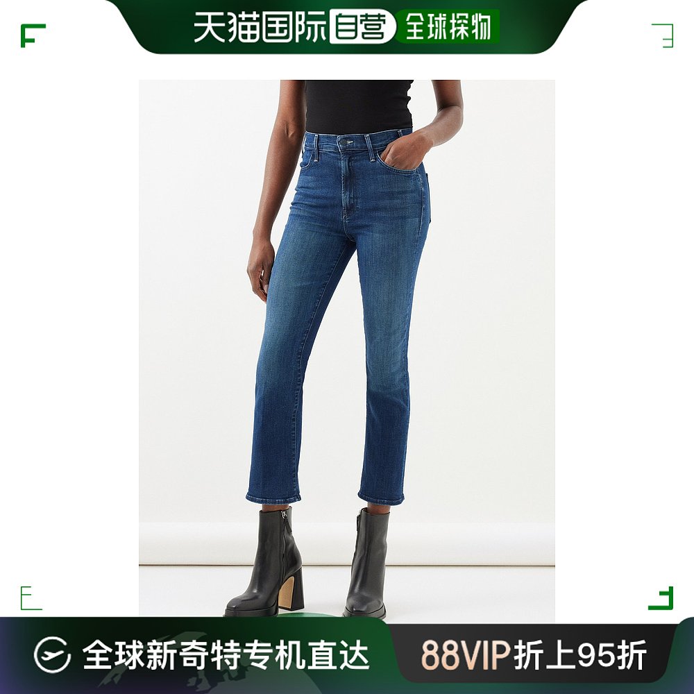 香港直邮潮奢 mother denim女士Hustler及踝牛仔裤