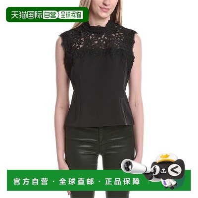 自营Generation Love Joya Lace Top - black 美国奥莱直发女装