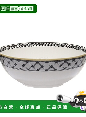 韩国直邮Villeroy & Boch唯宝餐具碗白色黑花边大容量时尚简约