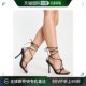 女士Nifty ASOS 设计宽版 香港直邮潮奢 黑色 裹腿高跟凉鞋
