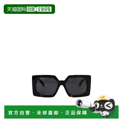 香港直邮VERSACE 女士眼镜 VE4478U10887 CO 黑色 徽标太阳镜