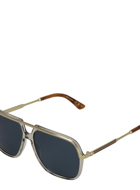 日本直邮GUCCI 古驰护目时尚男女通用太阳镜GG0200S户外墨镜