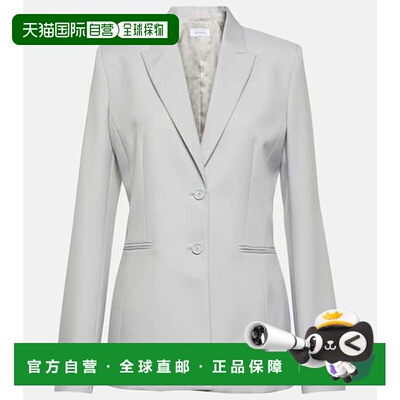 1h可退 香港直邮off-white 女士 Corporate 西装外套 blue蓝色 舒