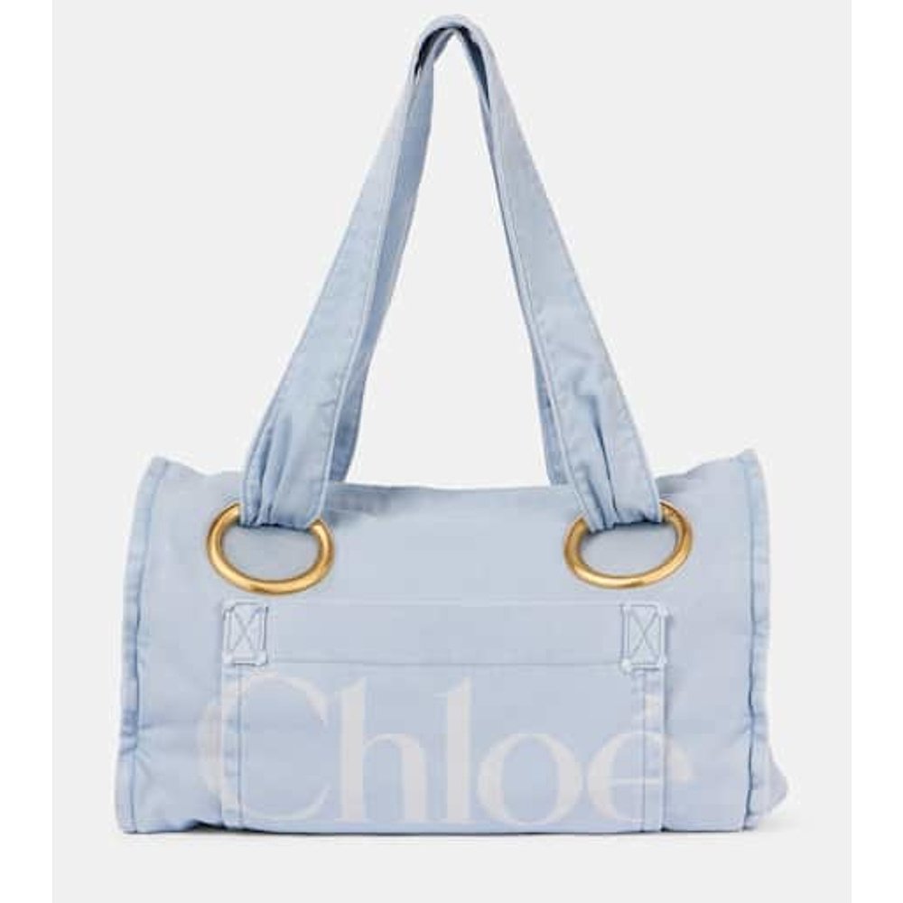 潮奢 Chloe 蔻依 女士 Plage 徽标手提包