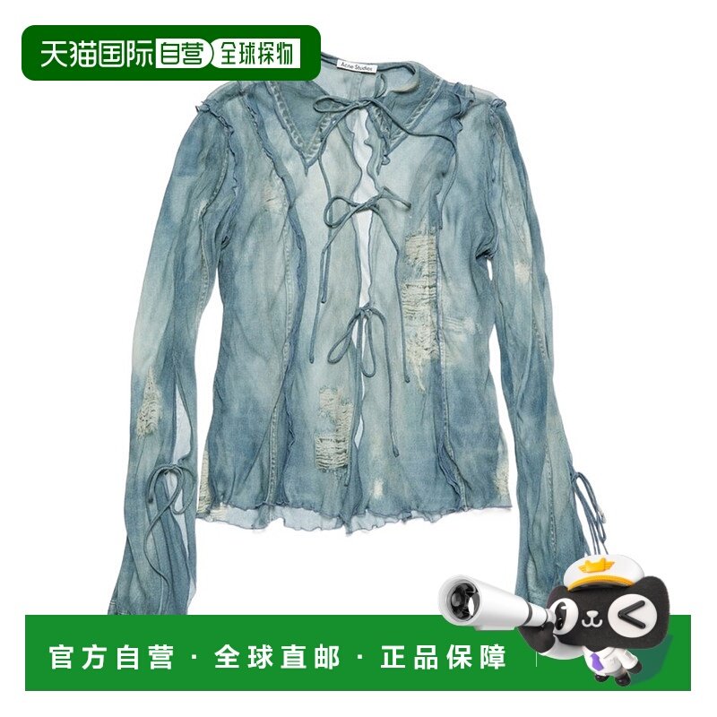 1h可退 香港直邮acne studios 女士 上装T恤长袖上衣