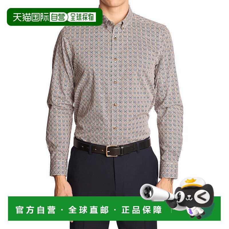 自营Paisley & Gray Brian Button Down Shirt - brown 美国奥莱