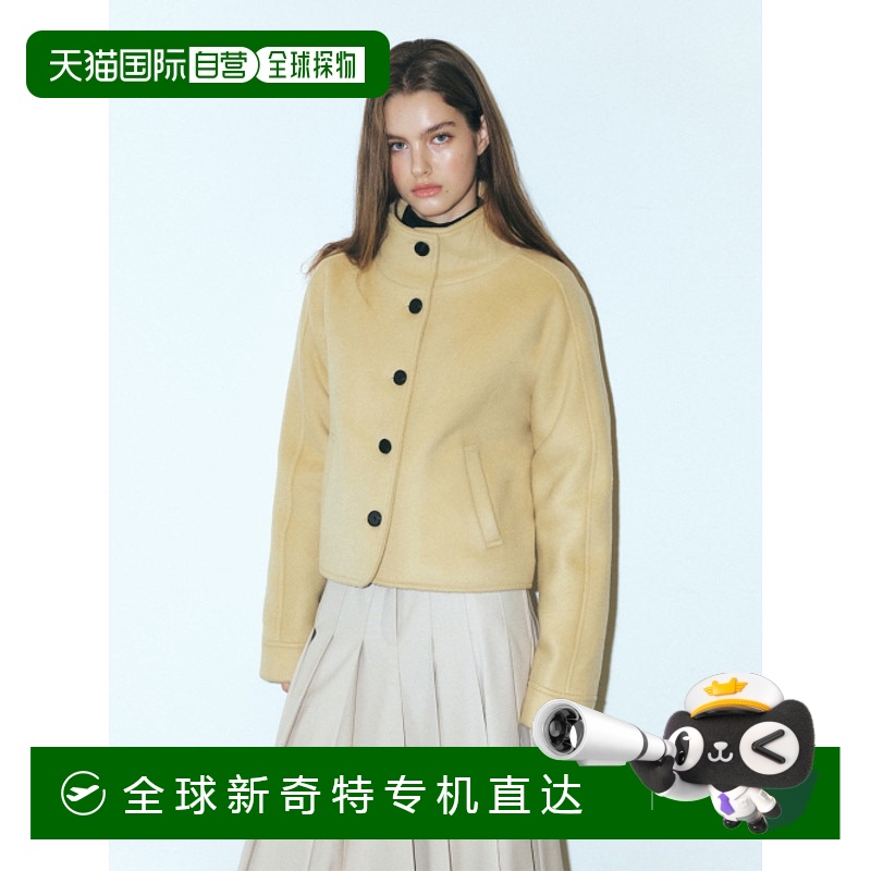韩国直邮ETMON 女士女士精品WC130TWW10 Camel Hair High-Neck Coa